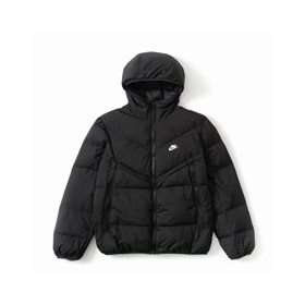Nike WINDRUNNER Printed Zipper Pocket Hooded Down Jacket-4315
