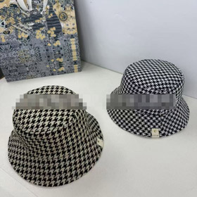 Dior new houndstooth bucket hat-5861  